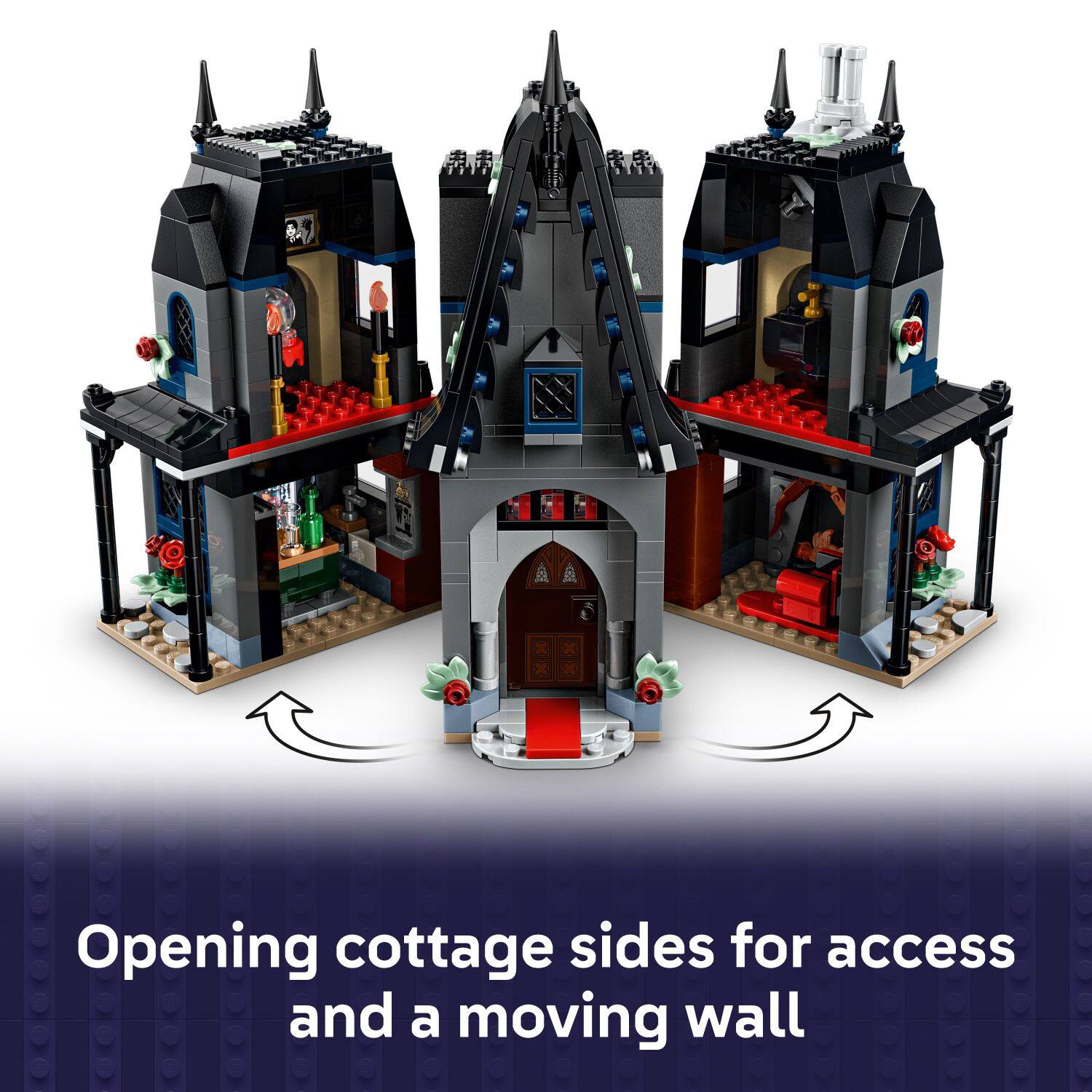 House of vanilla 5セット LEGO Wednesday Morticia's Cottage Building Toy 76786 6526373