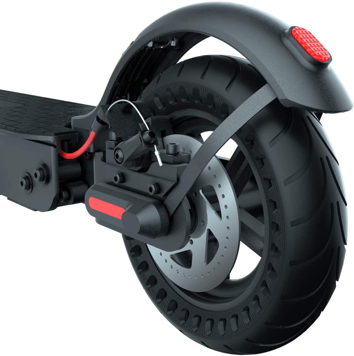 Alt View 12. HiBoy - KS4 Pro Foldable Electric Scooter w/ 25 mi Max Operating Range & 19 mph Max Speed - Black.