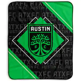 Pegasus - Austin FC 50" x 60" Diamond Logo Fleece Blanket - Multicolor