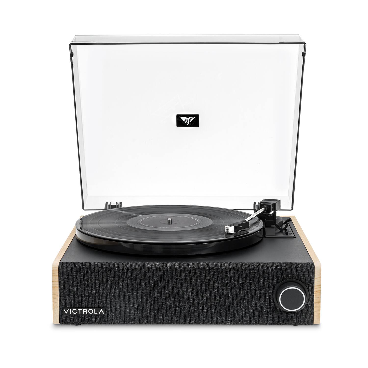 Alt View 1. Victrola - Eastwood LP Stereo Bluetooth Record Player with Bluetooth and 3 speed Turntable - Natural.