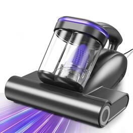 Teendow - 16Kpa 500W Bed & Couch Vacuum Cleaner with 253.7nm UV-C Light, Handheld Vacuums with Heating & Ultrasonic for Bed - Purple
