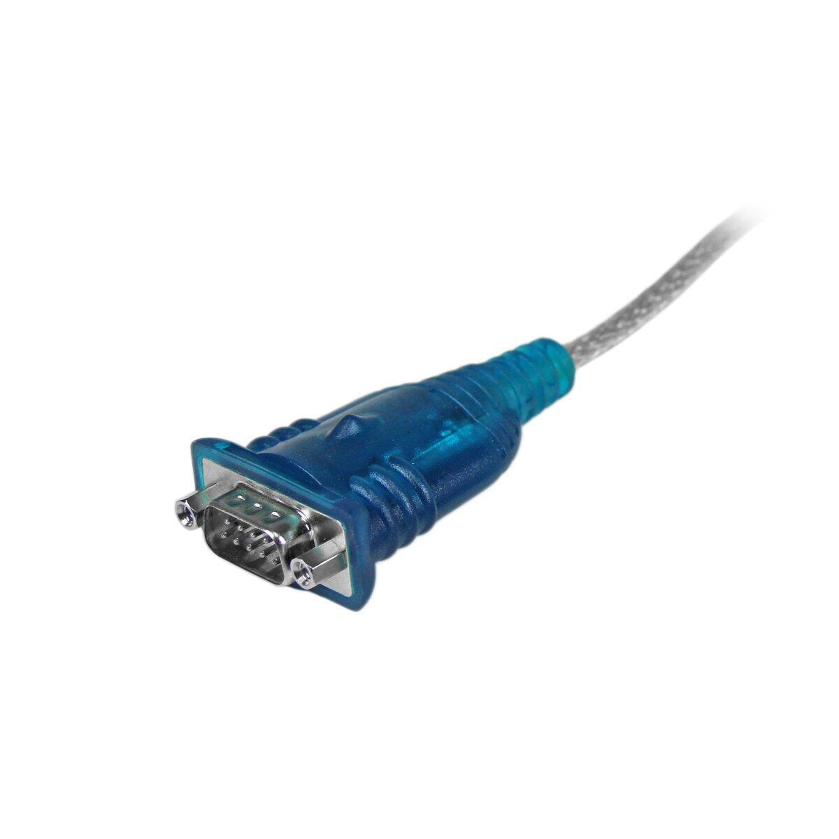 Alt View 3. StarTech.com - StarTech 16.9" 1 Port USB to RS232 DB9 Serial Adapter Cable.