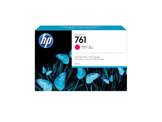hp
DesignJet 761 Magenta
HP Bright Office Ink Cartridge
Cartouche d'encre HP Office Bright
400 ml