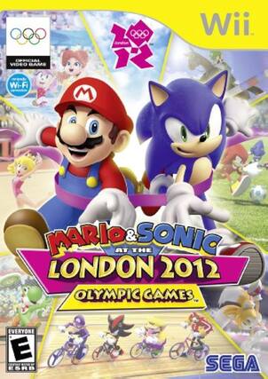 **Official Video Game**
**Mario & Sonic at the London 2012 Olympic Games**
**Wii**
**Wi-Fi Compatible**
**Everyone**
**E**
**ESRB**
**SEGA** - E (Everyone)