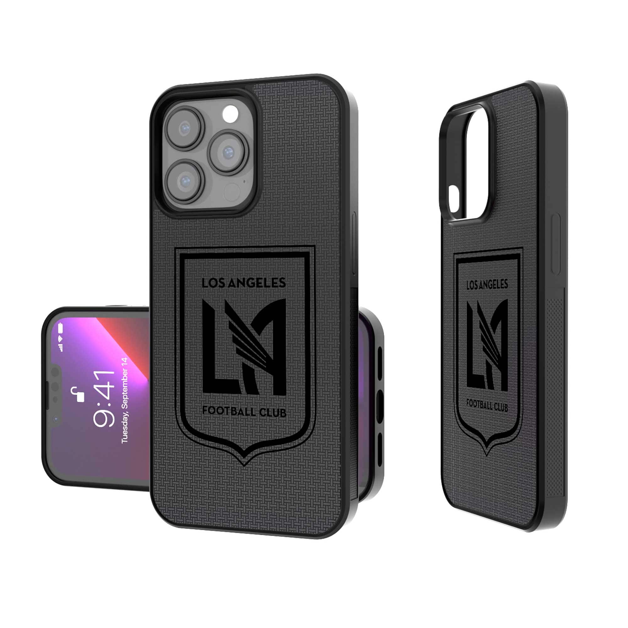 Keyscaper - MLS - LAFC Linen Logo iPhone Bump Case - 14 Pro - Black price history on PriceWatchPro