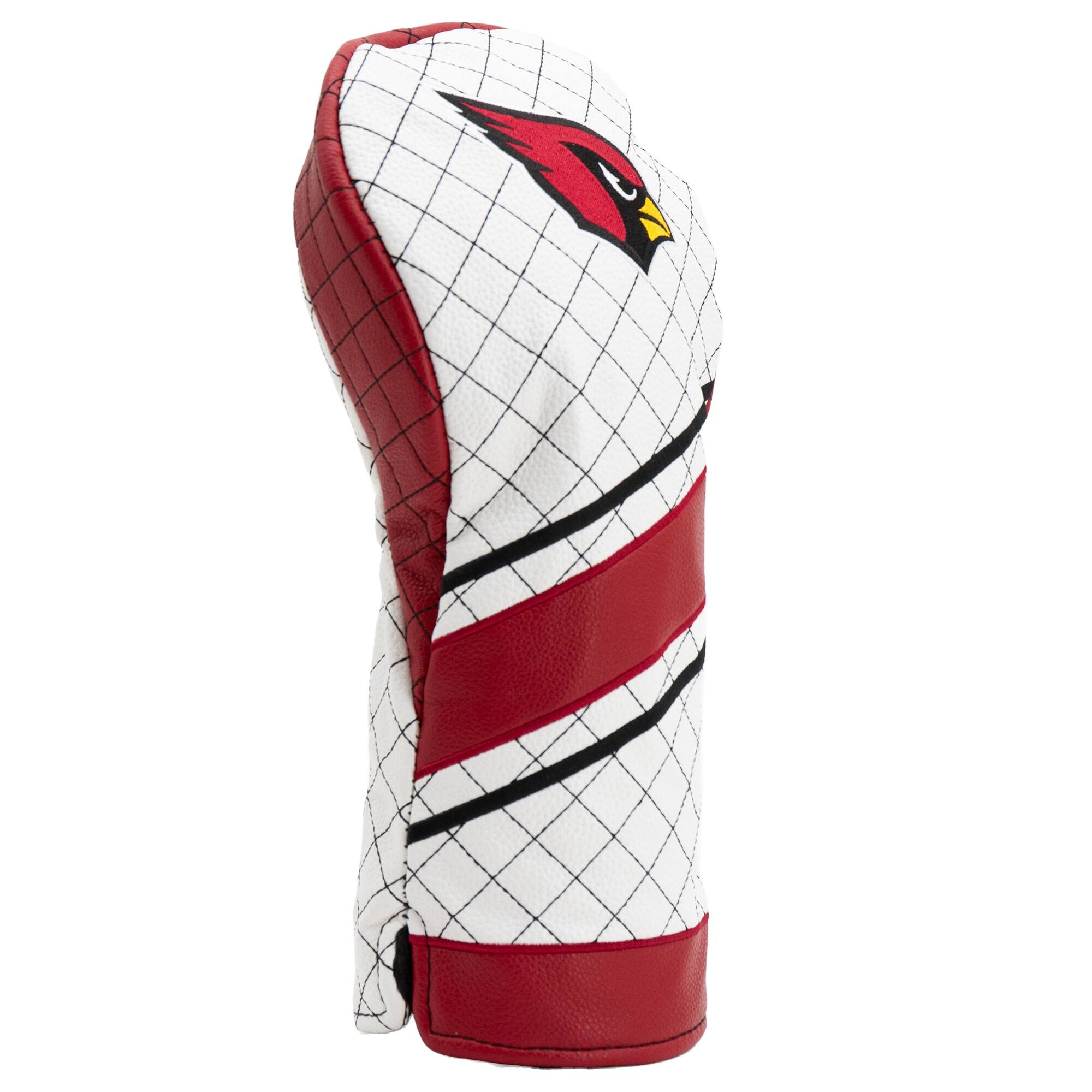 Alt View 2. Team Golf - Arizona Cardinals Striped Quilted Driver Headcover - Multicolor.