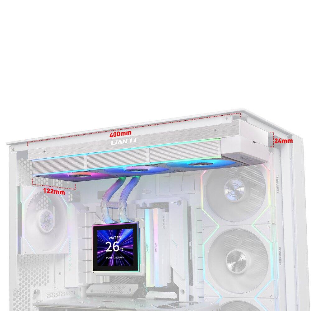 Lian Li Hydroshift II LCD S 360 CL HS2LCDS36CW CPU Cooler 360mm