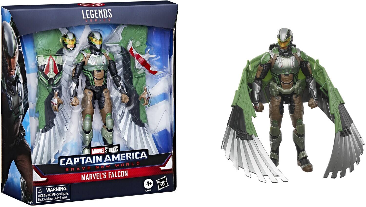 LEGENDS SERIES 1 MARVEL STUDIOS CAPTAIN AMERICA NEW WORLD ORDER MARVEL'S FALCON 4+ Hashr WARNING: 60159 CHOKING HAZARD-Small parts. Not for children under 3 years.