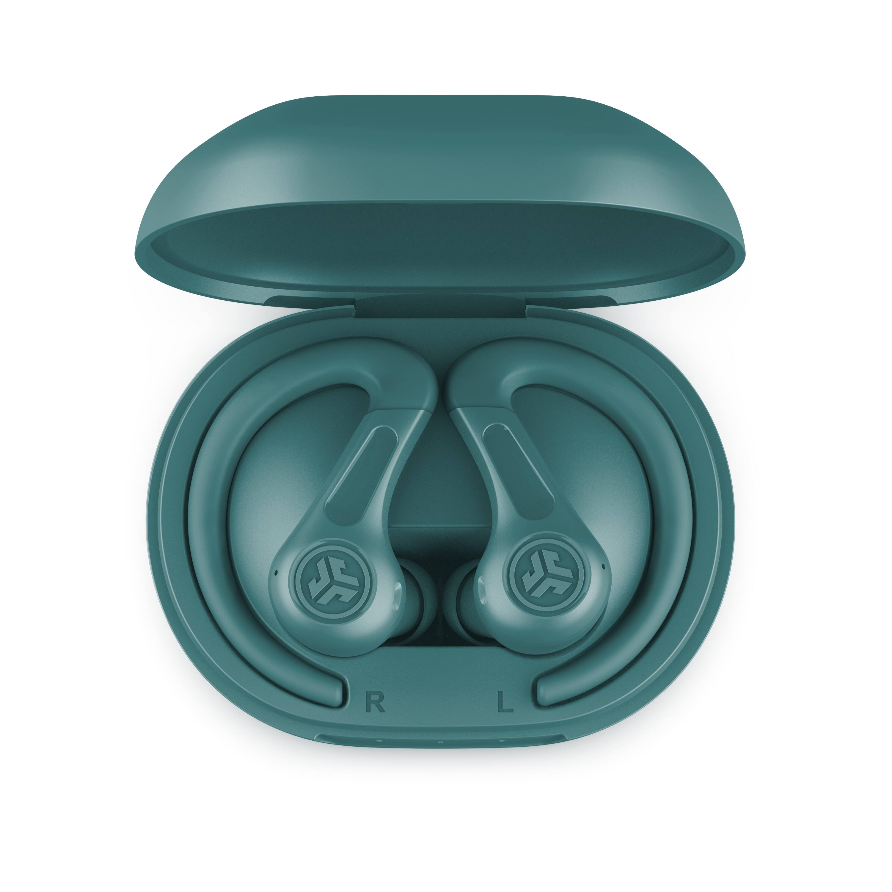 Left. JLab - JBuds Sport ANC 4 True Wireless Earbuds - Teal.
