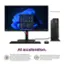 Monitor sold separately.

Innovative AI-accelerated features enhance performance and prioritize power usage, allocating the boost you need when and where you need it-always learning along the way. Your device will stay as cool as you are, with the AI-driven fan control, which improves your temperature and noise experience.