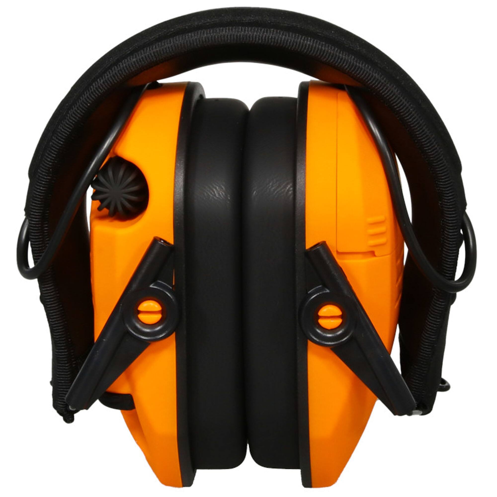 Alt View 4. Walker’s - Walker's - Razor Slim Electronic Muff -  Blaze Orange - Blaze Orange.