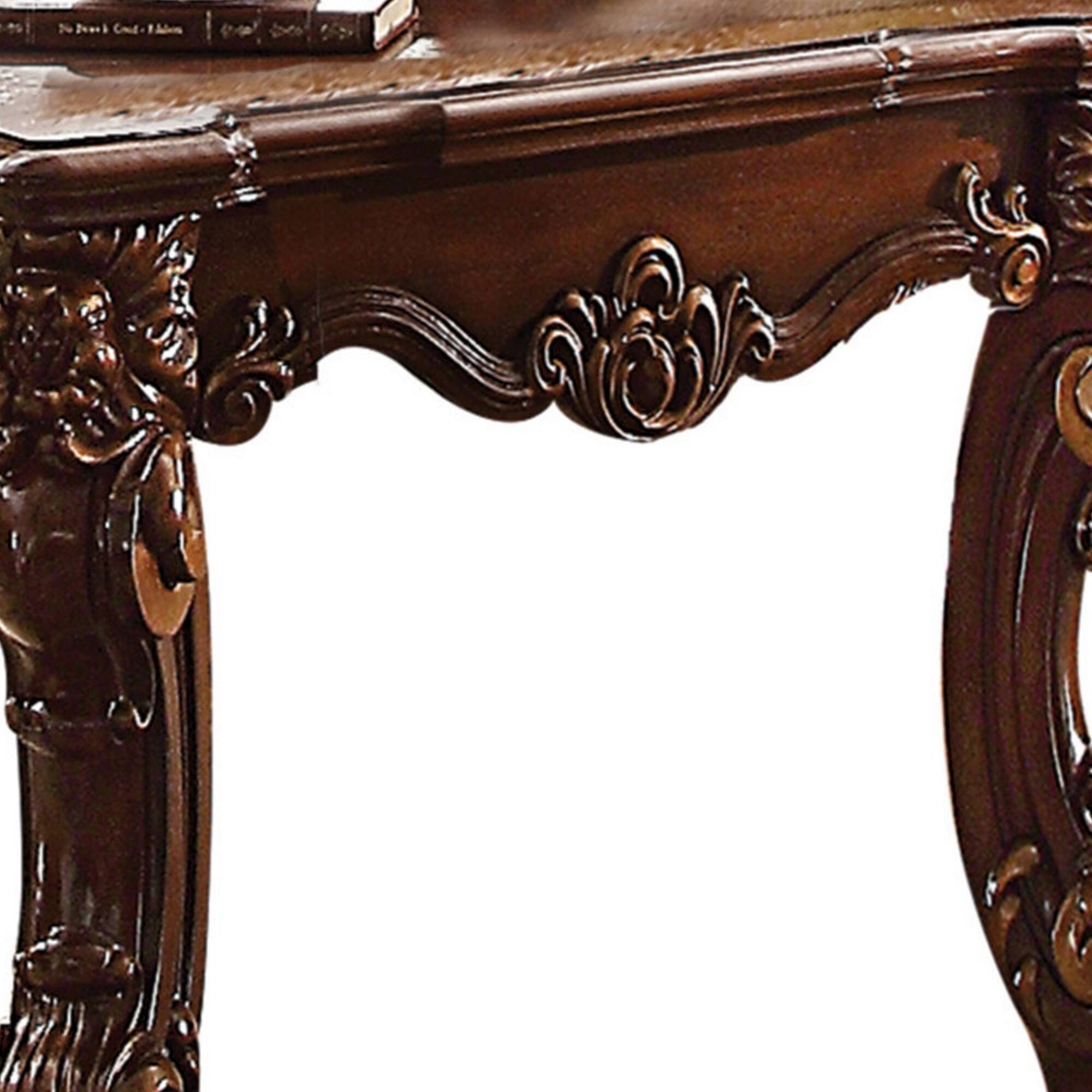 Alt View 3. Manhattan Lane - Wooden End Table - Brown.
