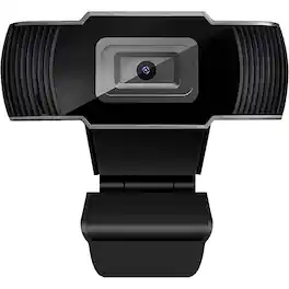 Supersonic - 1080P Full HD Recording Webcam - Black