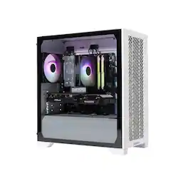 Cooler Master - WHITE R7 5700GT/32GB/1TB/ GTX 4060 8GB Card Gaming Desktop