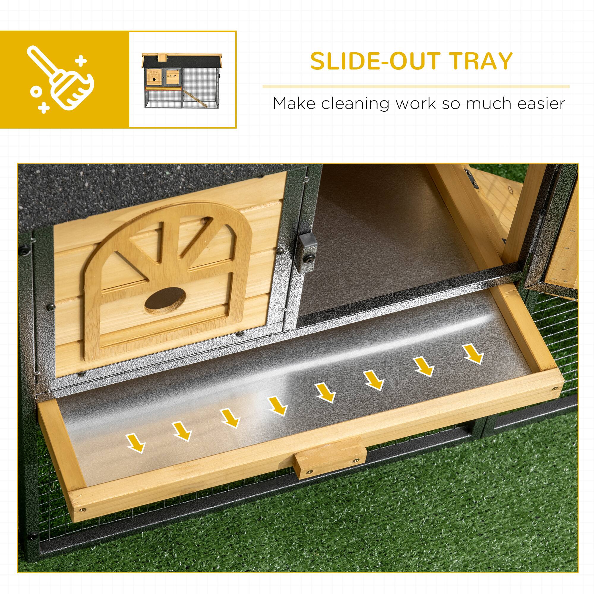 SLIDE-OUT TRAY

Make cleaning work so much easier