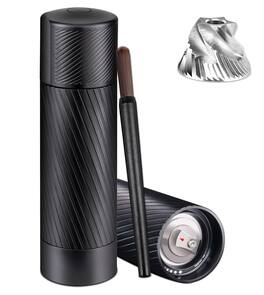 FINEAK - Heavy Duty Aluminum Manual Pepper Mill, Professional Grade with Adjustable Grinder - Black