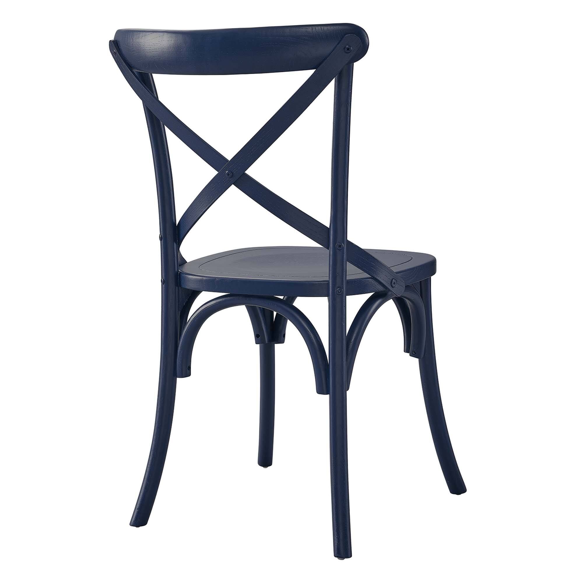 Back. Modway - Gear Dining Side Chair by Modway - Blue.