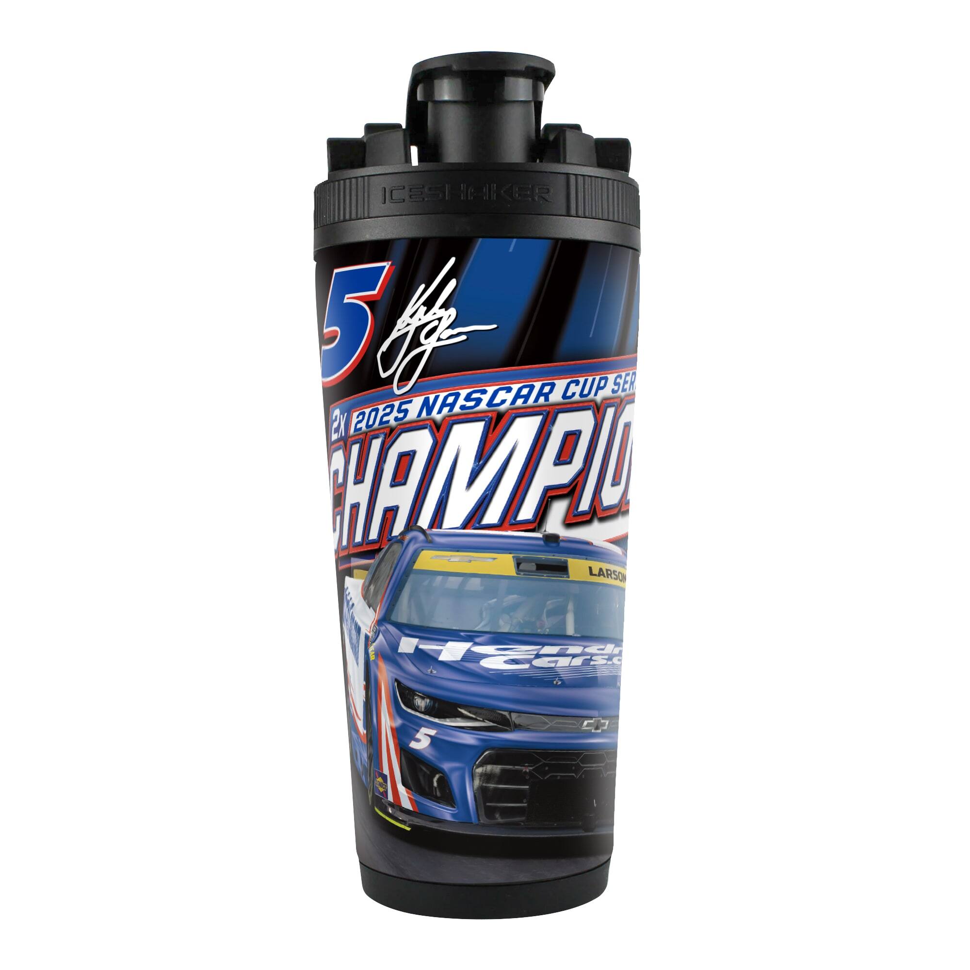 ICESI Hiker 5  
2025 NASCAR Cup Series  
Champion  
Larson  
H2O  
Condens Cars