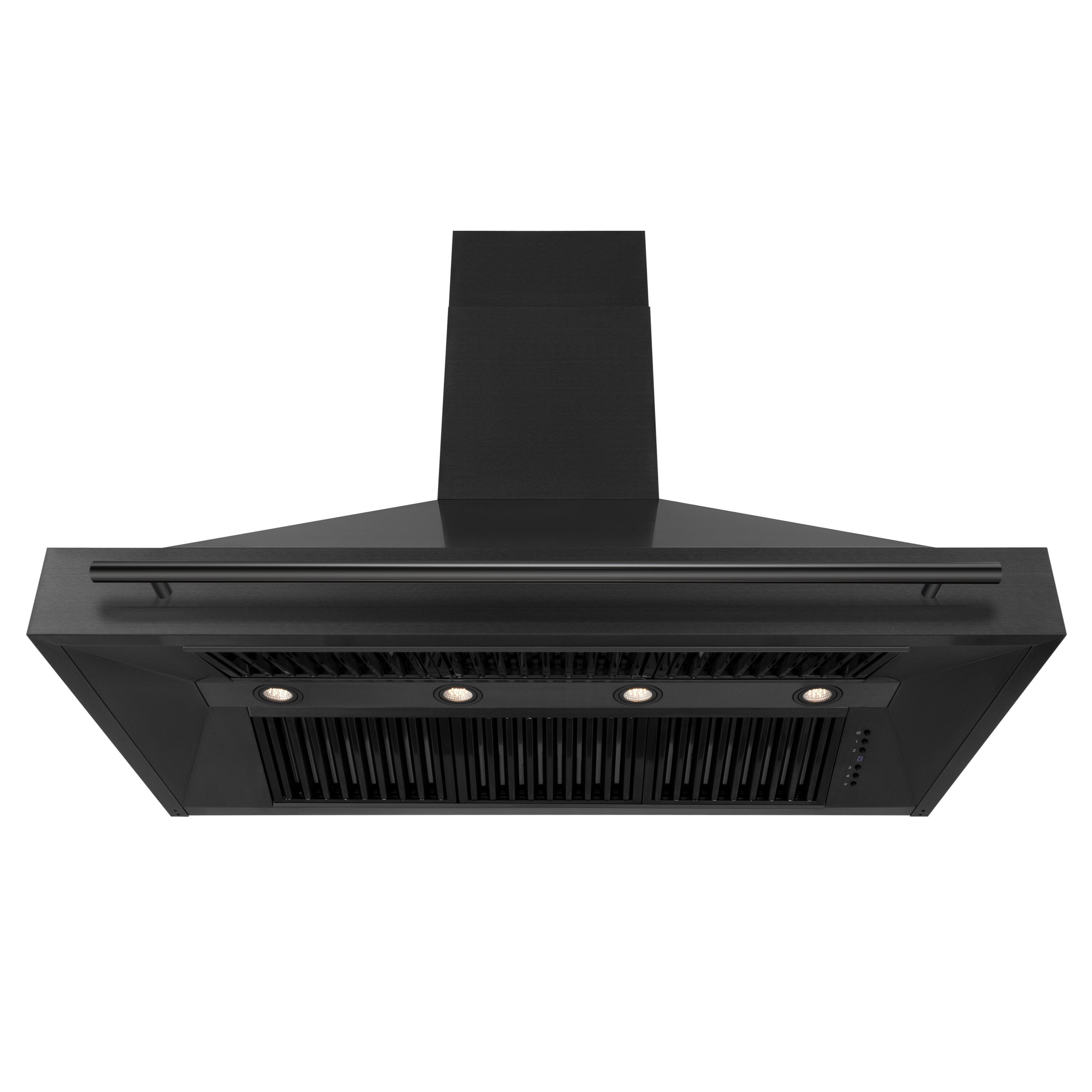 Back. ZLINE - 48" Range Hood - Black.