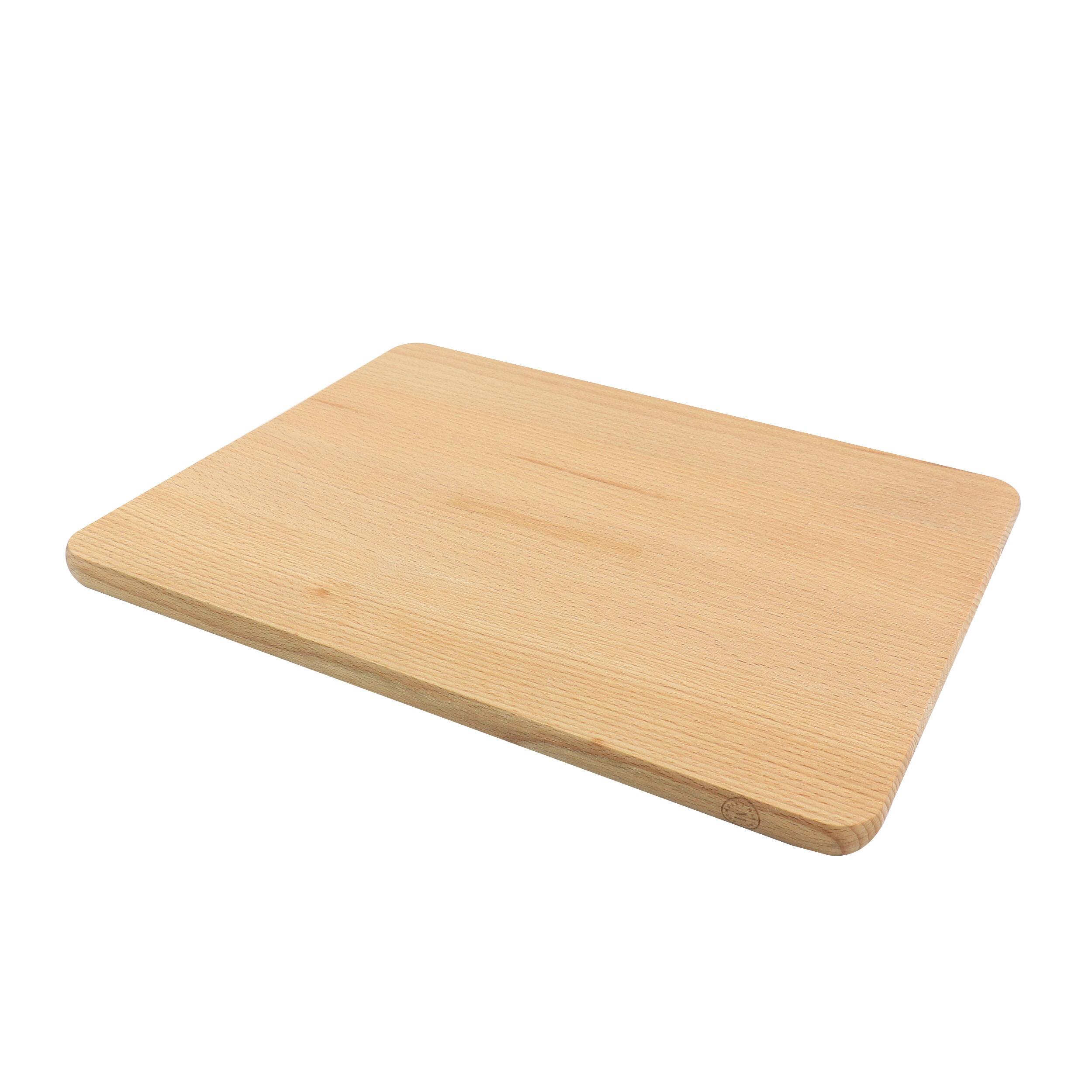 Front. Martha Stewart - Martha Stewart 14 x 11 inch Beech Wood Cutting Board - Light Brown.