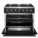 Alt View 1. Forno Appliances - Galiano 5.36 Cu. Ft. Freestanding Gas Range with Convection Oven - Black.