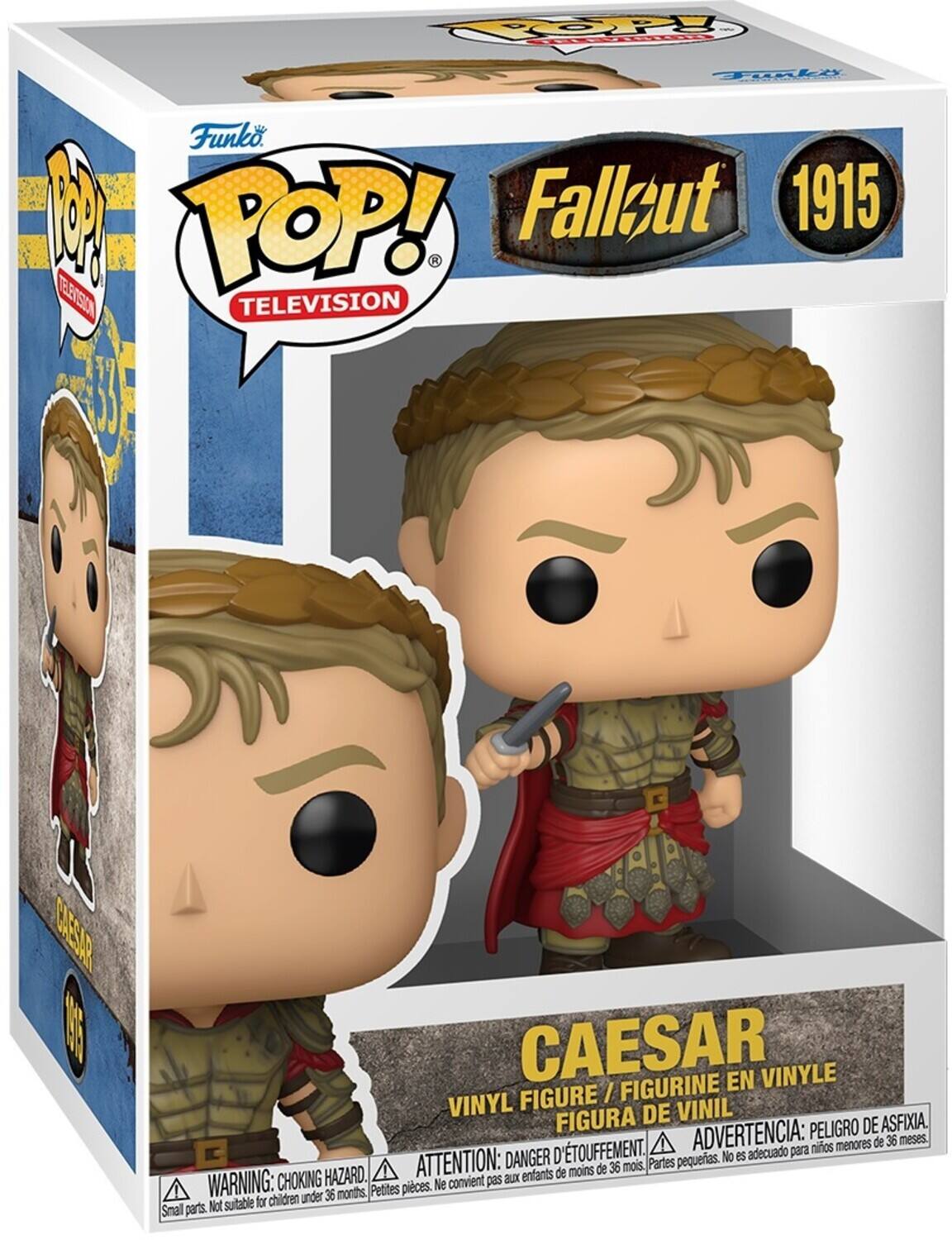 OP OEL Fki Funko 1 TOP! Fallzut 1915 TEVISION TELEVISION 1 3 BAESAR CAESAR EN VINYLE FIGURE / FIGURINE VINYL DE VINIL FIGURA PELIGRO DE ASFIXIA D'TOUFFEMENT. ADVERTENCIA: para niños menores de 36 meses. DANGER pequerias. No es adecuado HAZARD. ATTENTION: auxx entants de moins de 36 mois. Partes WARNING: CHOKING Petites pices. Ne convient pas for children under 36 months Small parts. Not suitable
