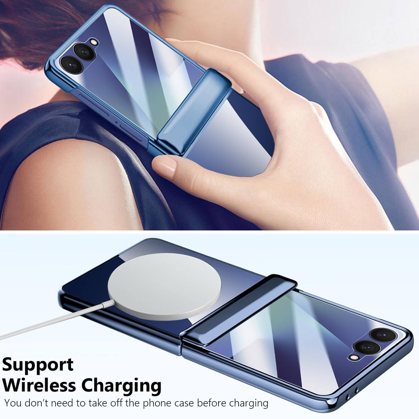 Support Wireless Charging  
You don't need to take off the phone case before charging
