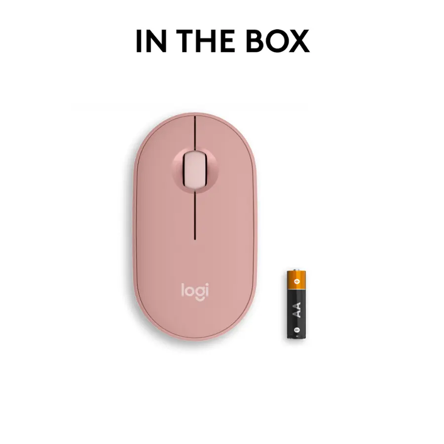 In the box, Logi + AA.