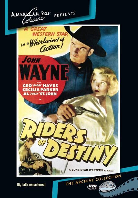 Front. Riders of Destiny (MOD) (DVD Movie).