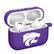 Alt View 1. Affinity Bands - Kansas State Wildcats AirPods Pro Silicone Case Cover - Purple.