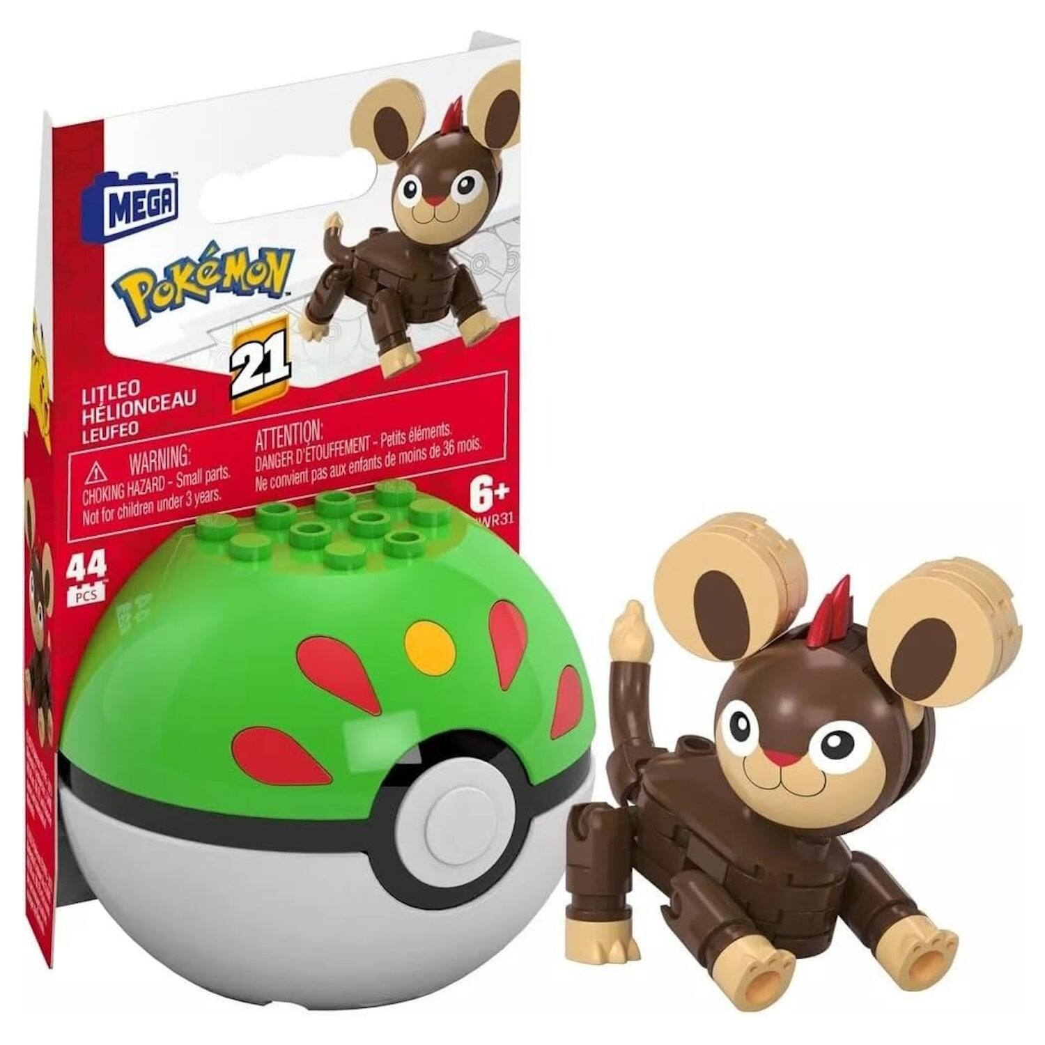 MEGA Pokemon: Friend Ball - Litleo Series 21