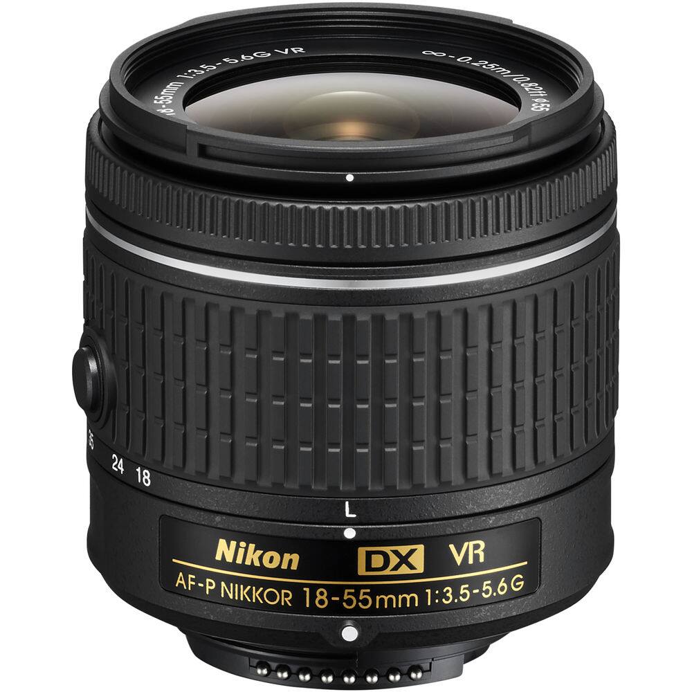 VR 135-6.09 6.6G 6 35 -5mm 0 : a 00-0.25m/00lg 25m 10 0.8o 455 EN 24 18 L Nikon DX VR AF-P 1:3.5-5.6G G NIKKOR 18-55mm 1:3.5