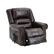 Front. Boyel Living - Power Lift Recliner Chair with Heat, Massage, Dual Motor, Infinite Positions, Faux Leather, USB, 350 LBS Capacity - Brown.