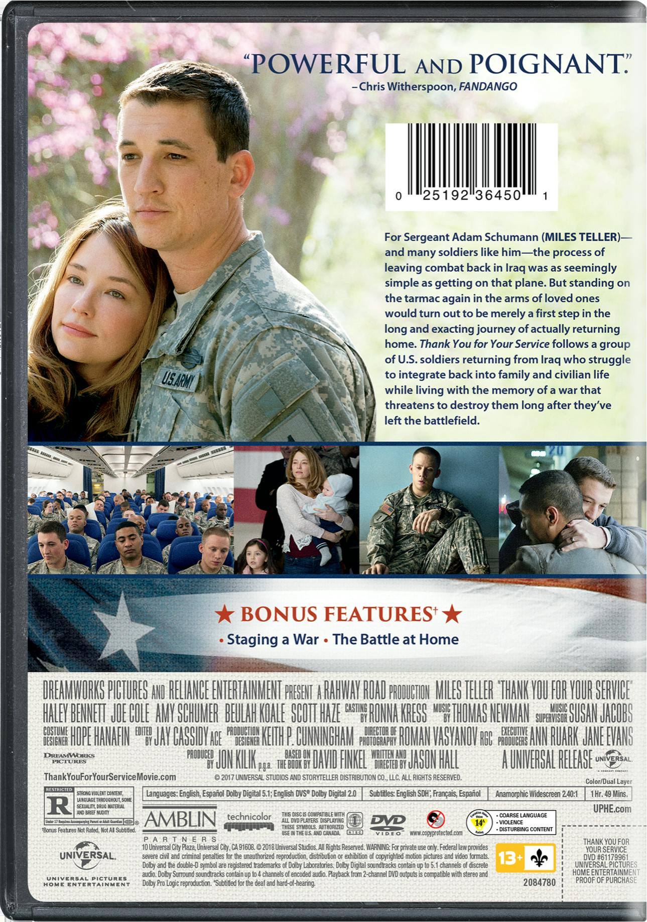 Angle. Thank You for Your Service [DVD].