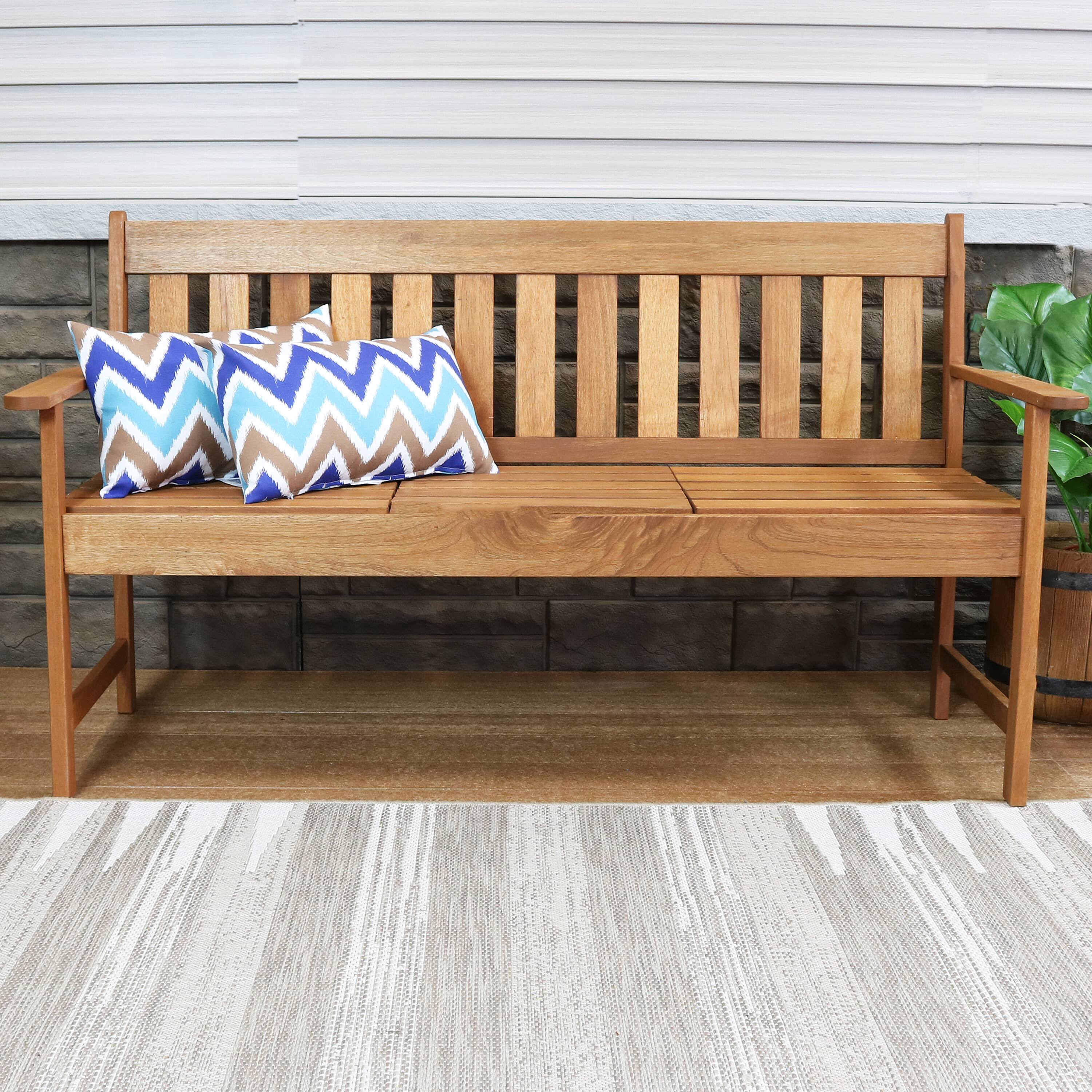 Alt View 4. Sunnydaze - Outdoor Lumbar Throw Pillow - Set of 2 - Chevron Bliss.