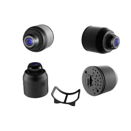 Front. Cluzine - 2MP Indoor WiFi Security Camera Wireless Home Surveillance Monitor with Phone Remote View.