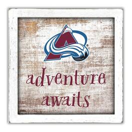 Fan Creations - Colorado Avalanche 14'' x 13'' Adventure Awaits Money Box - Multicolor