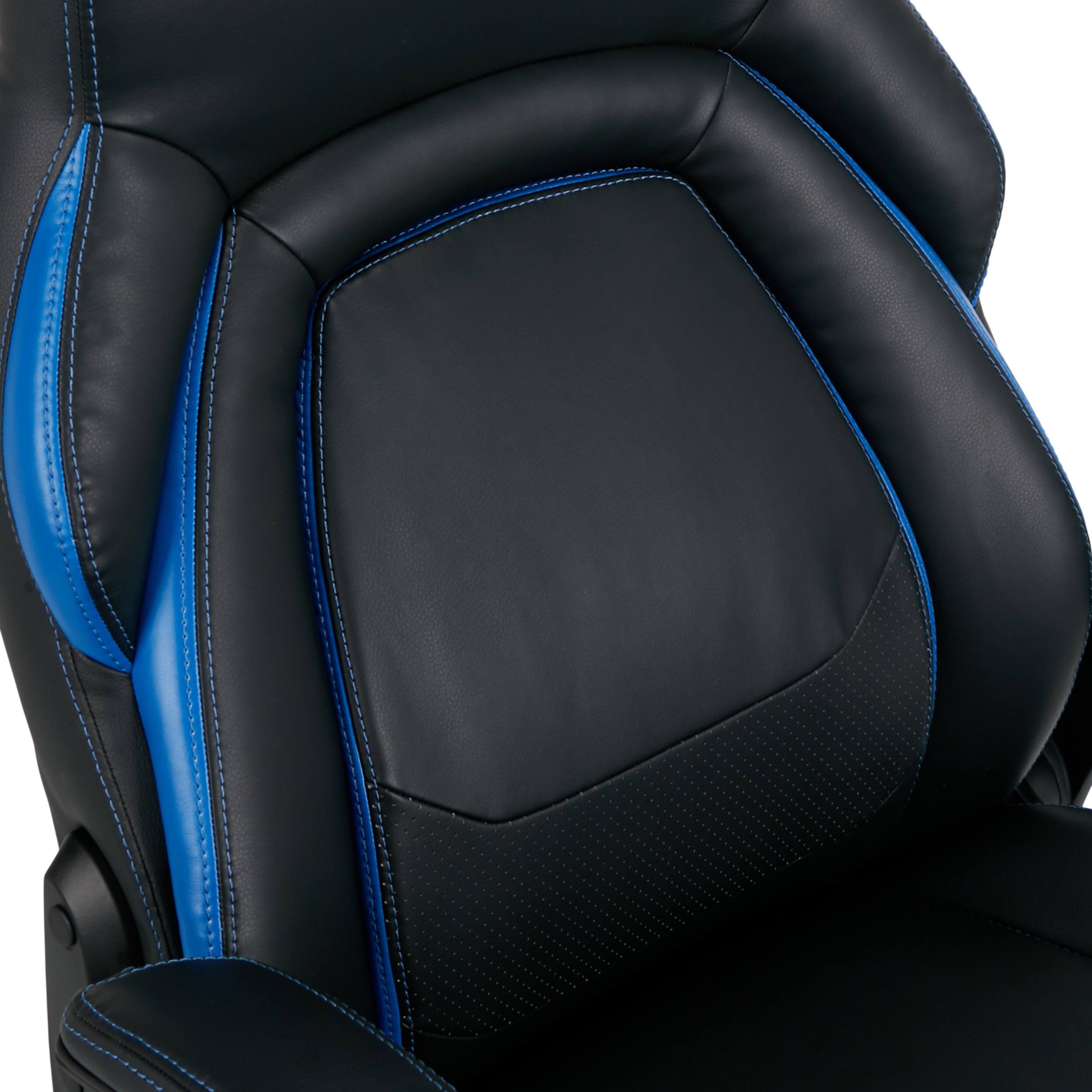 Alt View 15. Dormeo - Vantage OCTAspring Bonded Leather Gaming Chair - Blue.