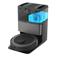 bObsweep - Maxim Combo Robotic Vacuum and Mop with 22,000 Pa Suction, Odor Filtering Auto-Wash & Auto-Empty All-in-one Dock - Titanium Black - Front_Zoom