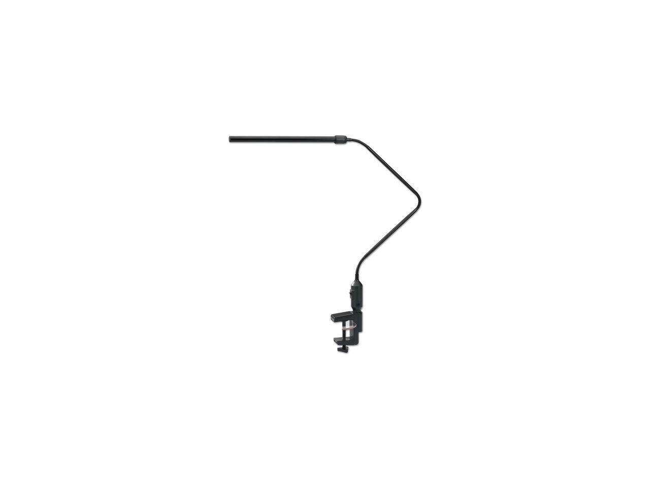 Alt View 5. Alera - Alera LED Desk Lamp With Interchangeable Base/Clamp 5.13"wx21.75"dx21.75"h Blk.