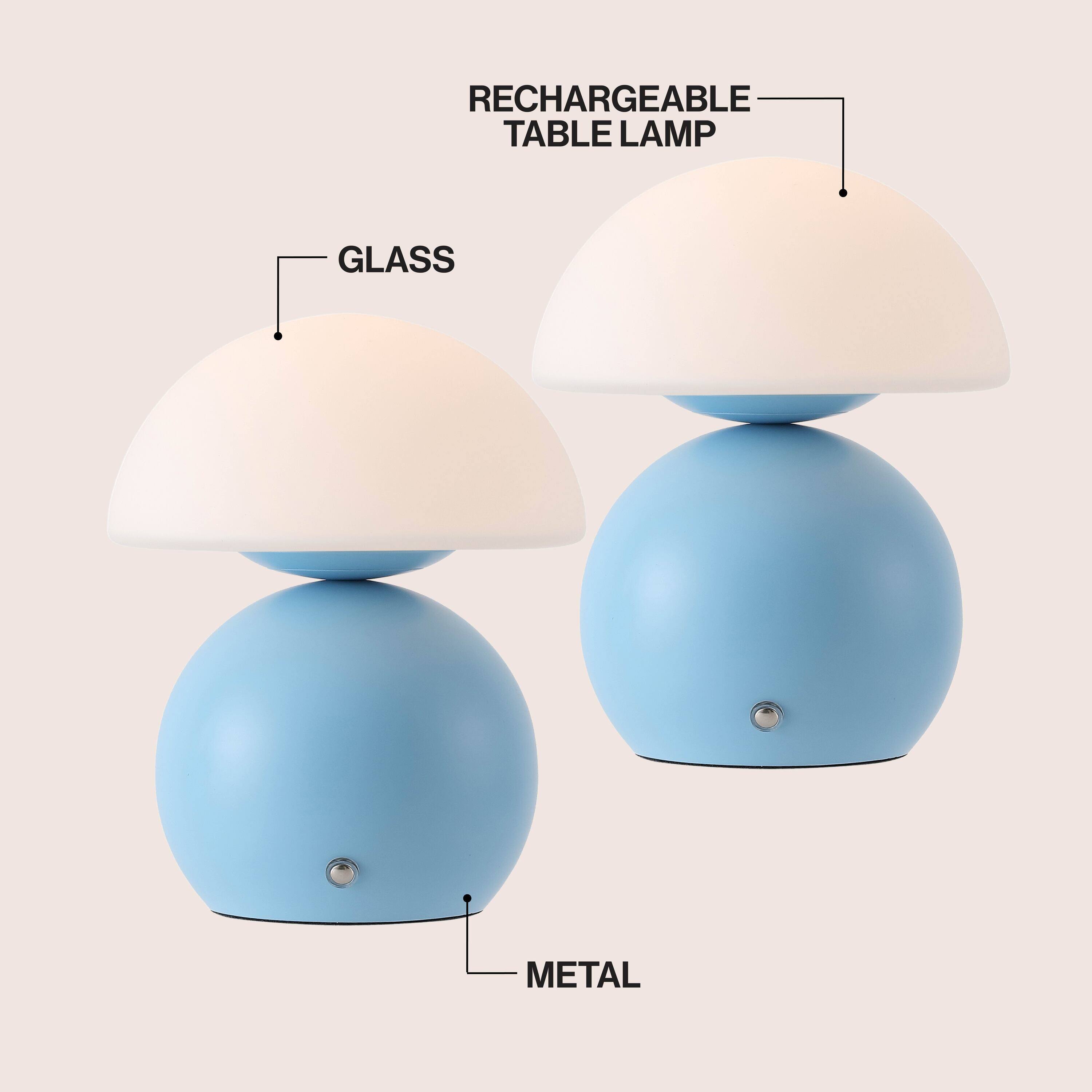 RECHARGEABLE TABLE LAMP

GLASS

METAL