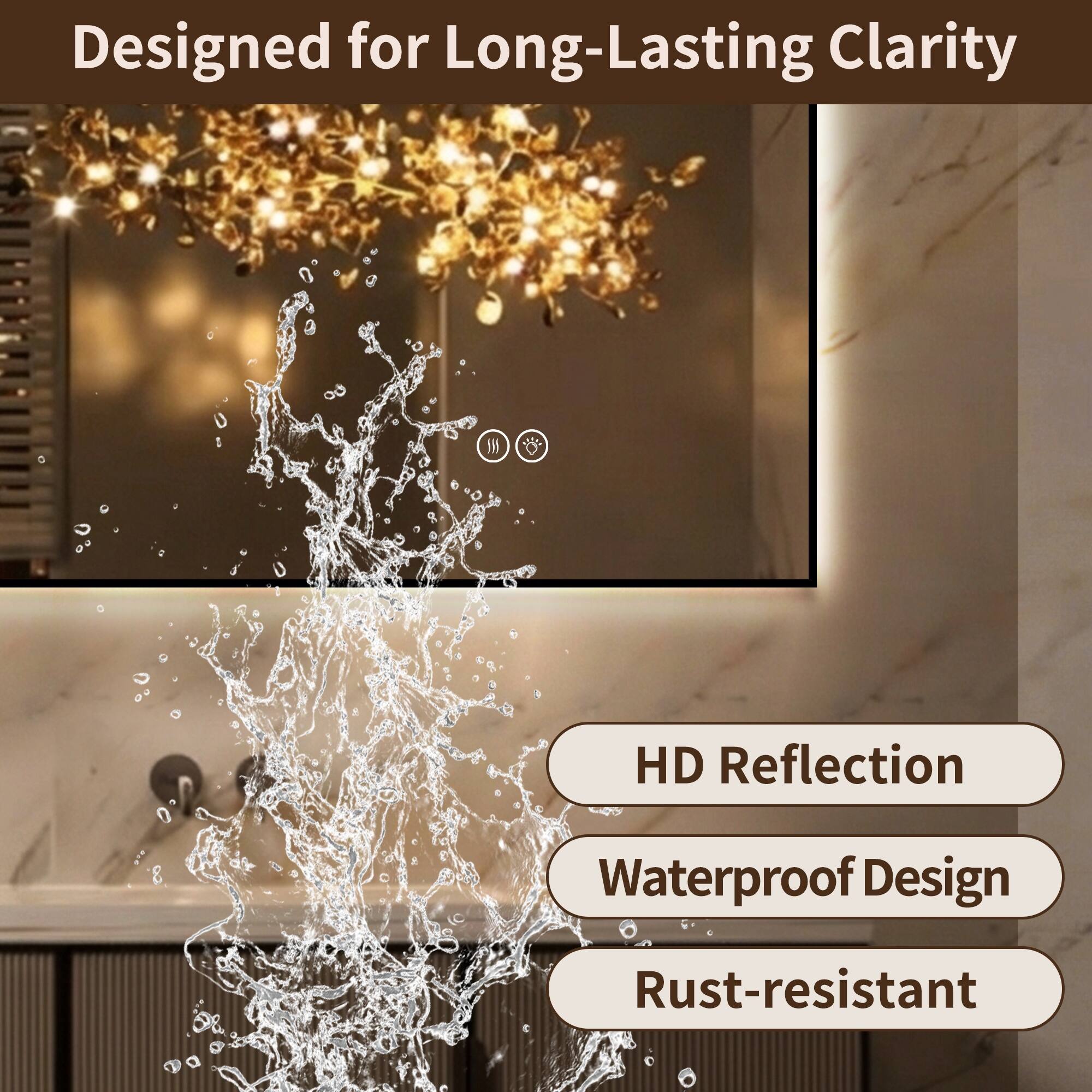 Designed for Long-Lasting Clarity

- HD Reflection
- Waterproof Design
- Rust-resistant