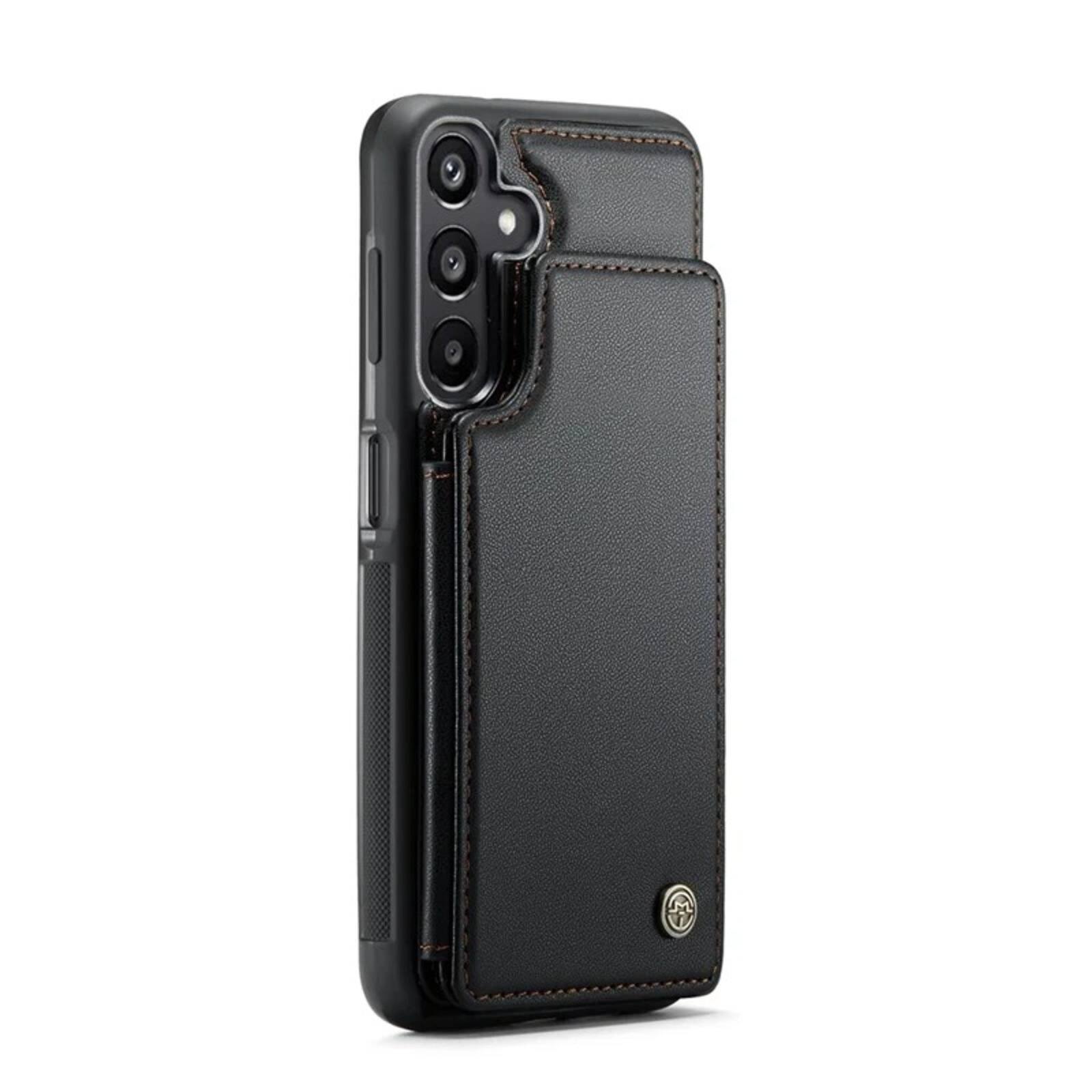 Alt View 6. UUCOVER - Wallet Case for Samsung Galaxy A16 5G/4G with Magnetic RFID Card Holder Slot, Shockproof Protection Flip Kickstand Cover - Black.