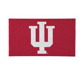 Evergreen Enterprises - Indiana Hoosiers 16" x 28" Full Color Indoor/Outdoor Logo Turf Mat - Multicolor