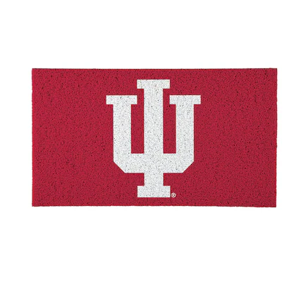 Front. Evergreen Enterprises - Indiana Hoosiers 16" x 28" Full Color Indoor/Outdoor Logo Turf Mat - Multicolor.