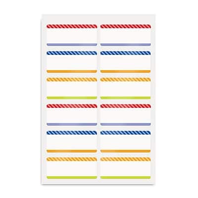 Avery - Multipurpose Labels, Matte 12 Labels/Sheet, 2 Sheets/Pack - Assorted price history on PriceWatchPro