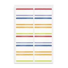Avery - Multipurpose Labels, Matte 12 Labels/Sheet, 2 Sheets/Pack - Assorted