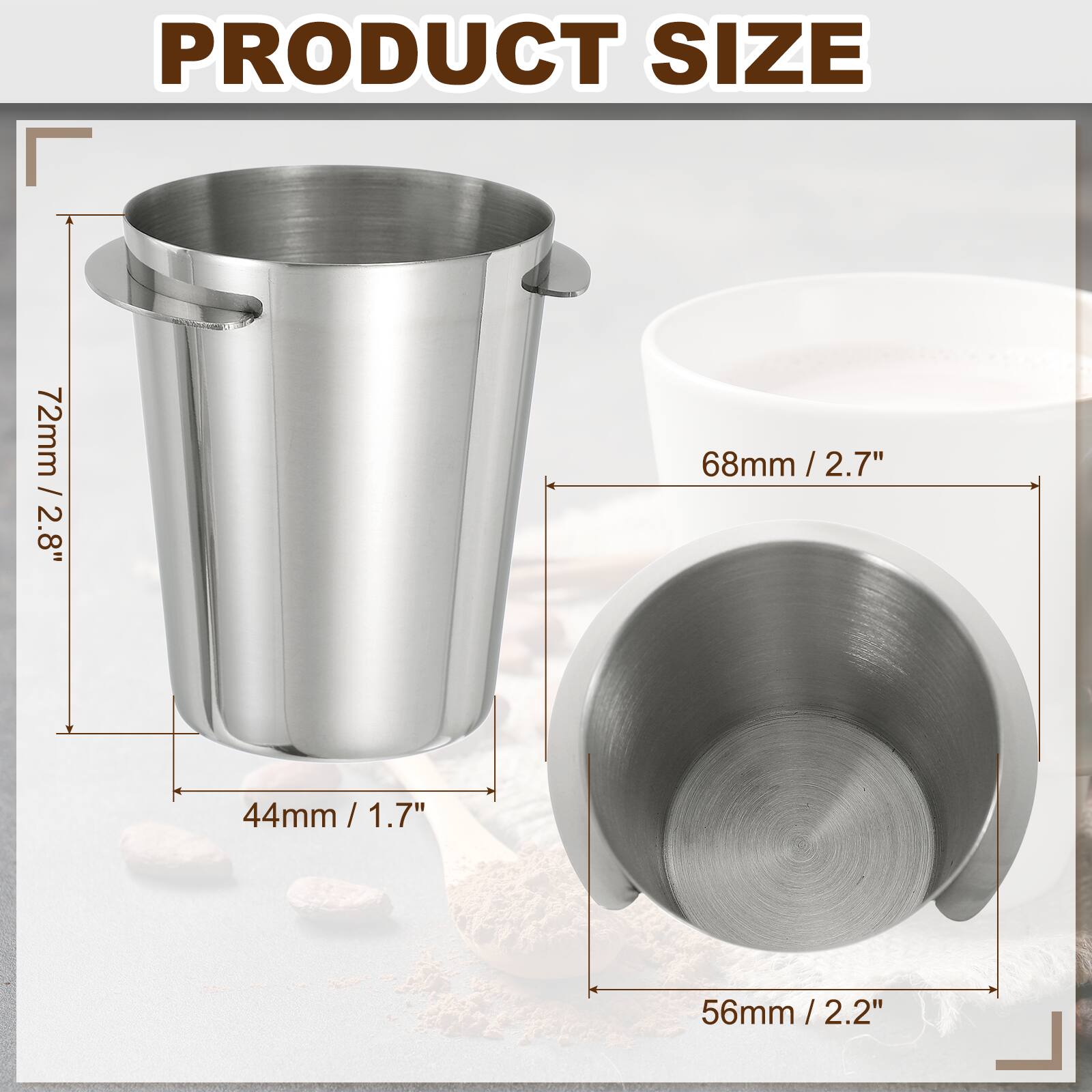 PRODUCT SIZE

72mm / 2.8"

68mm / 2.7"

44mm / 1.7"

56mm / 2.2"