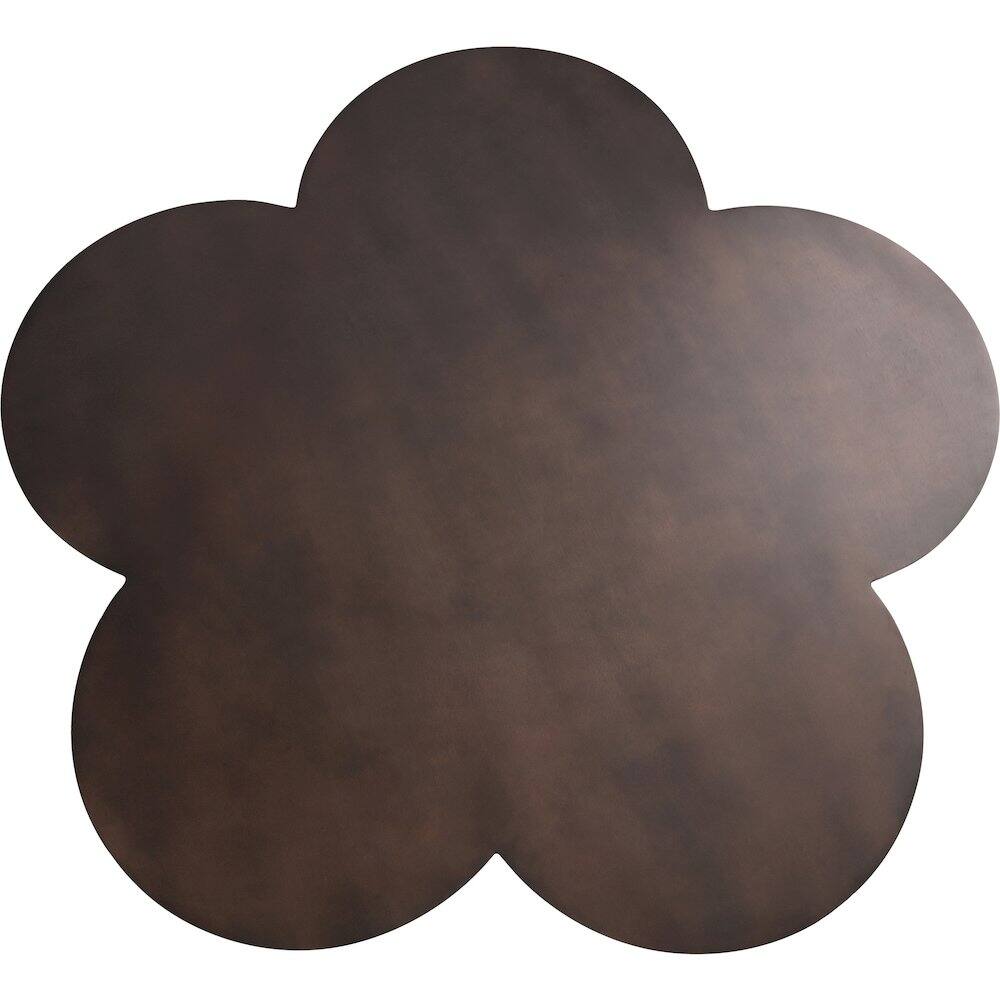 Alt View 3. Meridian Furniture - Lucky Brown Iron Coffee Table - Brown.