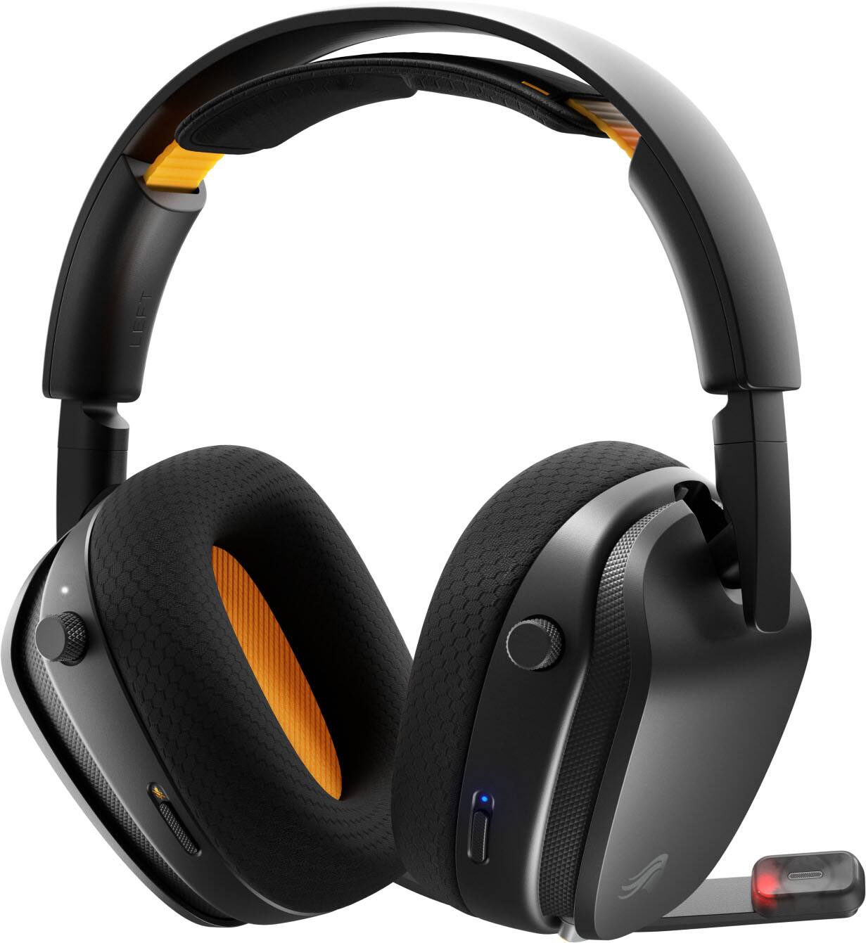 Alt View 11. Glorious - GHS Wireless InfinitePlay 2.4/Bluetooth Over-Ear Wireless Gaming Headset + Base Station for PC, PS5, PS4 and Switch - Black.